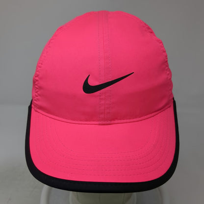 Nike Baseball Cap Pink One Size Dri-FIT Featherlight Strapback Adjustable Hat