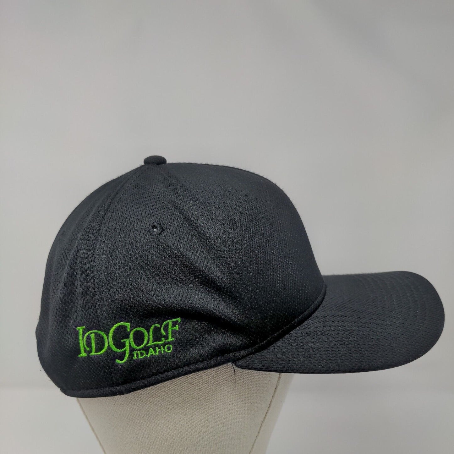 ID Golf Idaho Snapback Hat Black OSFM Adjustable Embroidered Otto