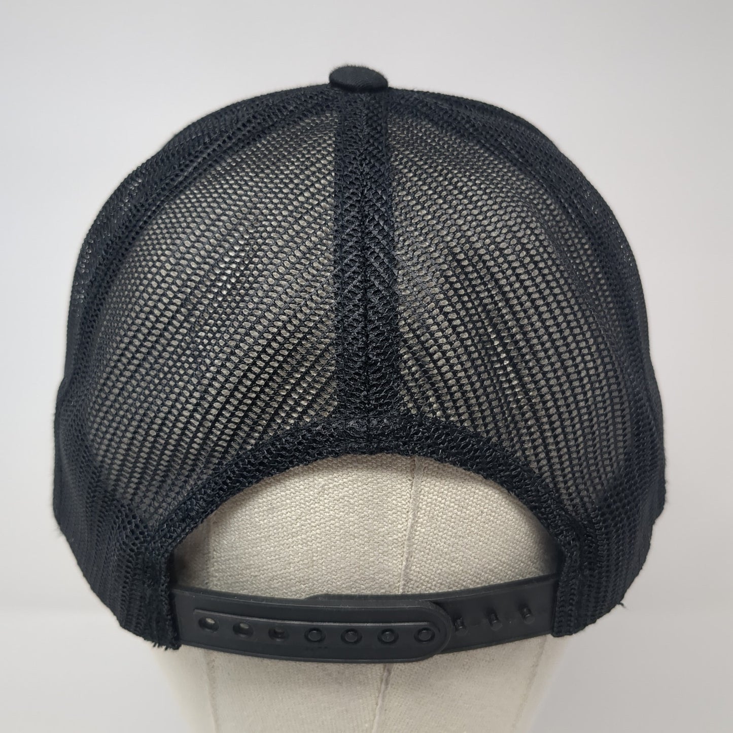 Holmes Auto & Custom Est 2003 Snapback Trucker Hat Black OS Mesh Back Yupoong