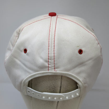 Innovative Products Jeep Chrysler Trucker Snapback Hat White OS USA Vintage