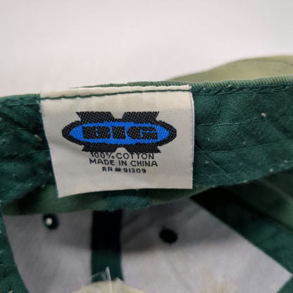 BIG Baseball Cap Green OSFM White Pine Forest Engineers Adjustable Cotton Hat