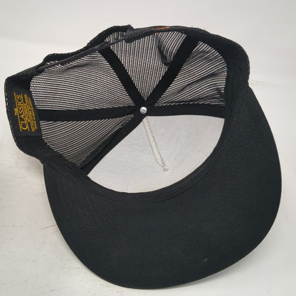 Red Dirt Hat Co. Trucker Hat Black One Size Bass Fish Patch Snapback Fishing