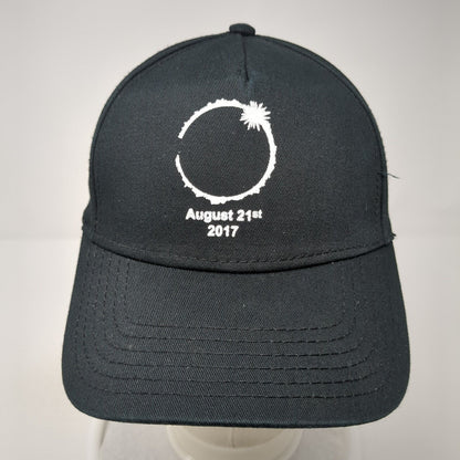 August 21st 2017 Eclipse Strapback Hat Black One Size Cascade ID Otto