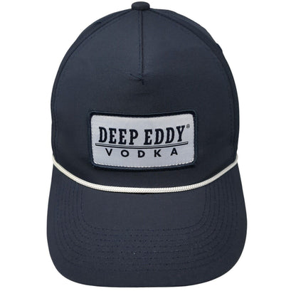 Deep Eddy Vodka Snapback Hat Blue One Size Adjustable Embroidered 6 Panel Rope