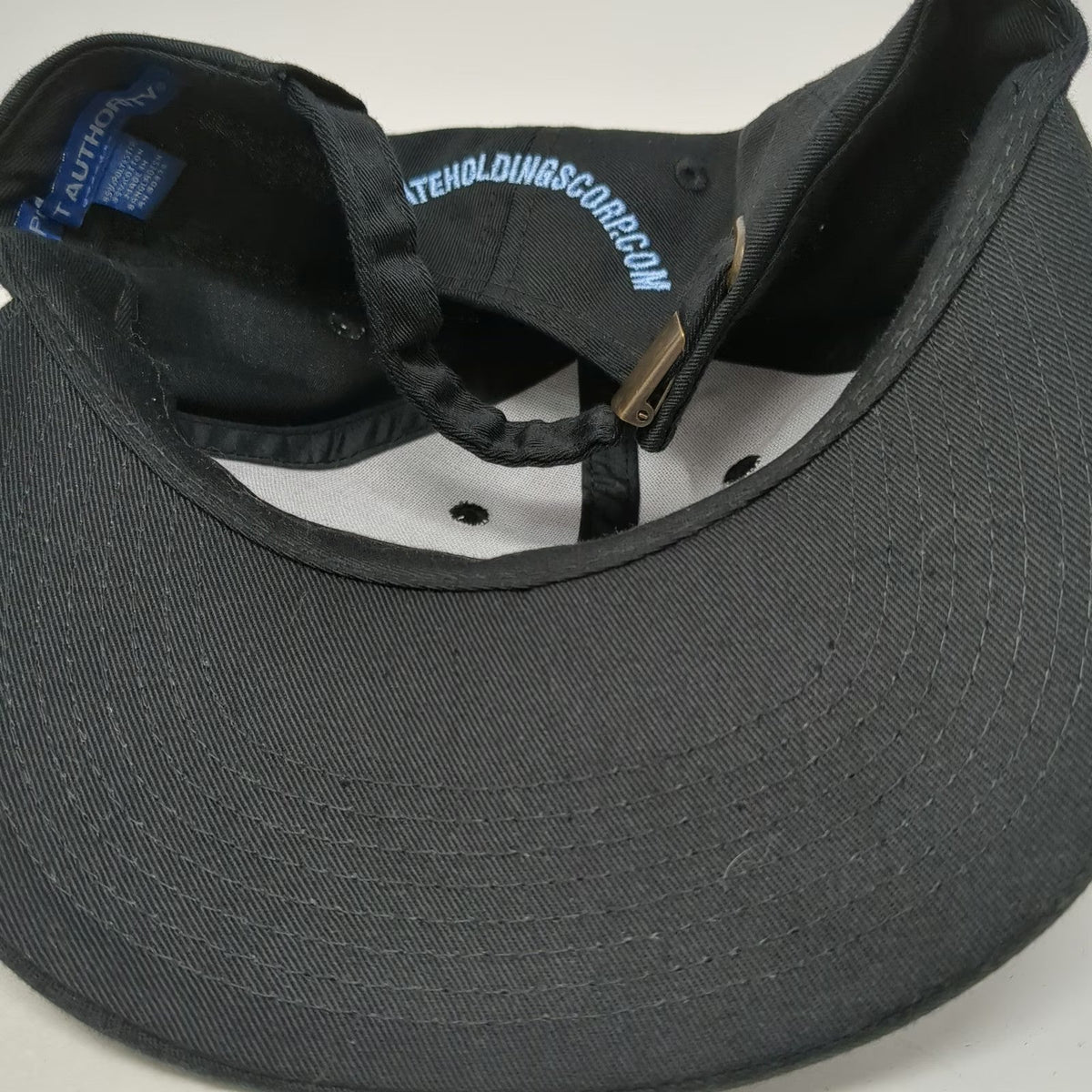 Port Authority Baseball Cap Black One Size Ultimate Holdings Corp Slideback Hat