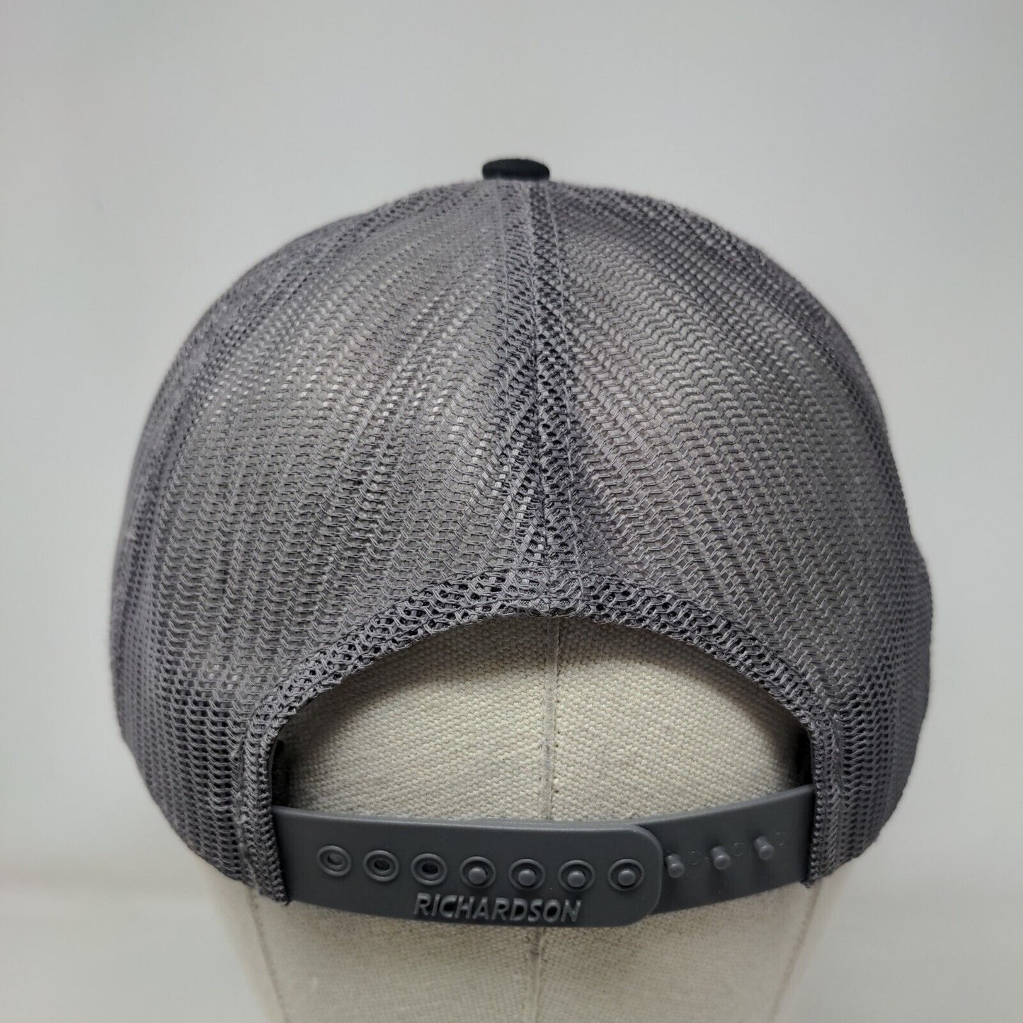 Salmon River Brewery McCall Idaho Snapback Trucker Hat Black M/L Richardson