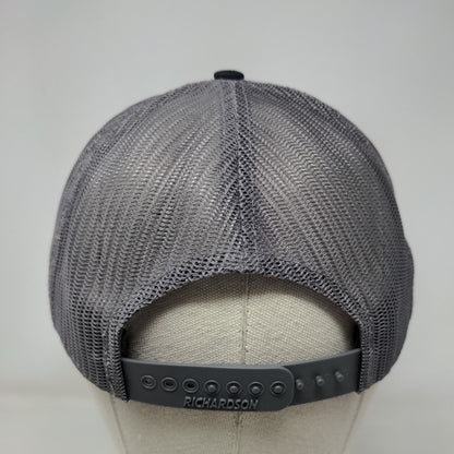 Salmon River Brewery McCall Idaho Snapback Trucker Hat Black M/L Richardson