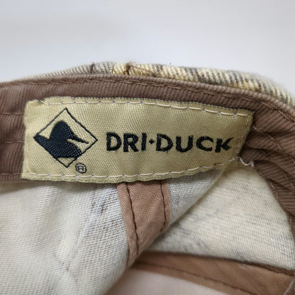 Dri-Duck Caterpillar CAT Baseball Cap Beige Camo One Size Strapback Work Hat