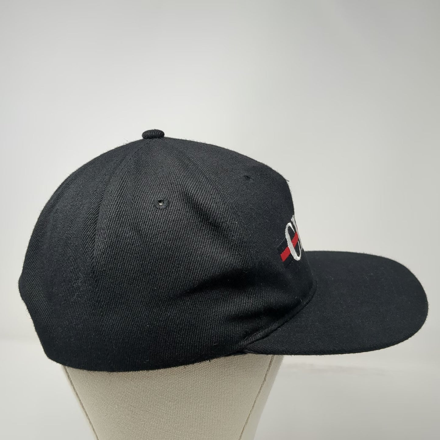 CLSC Trucker Black Hat One Size Snapback Flat Brim Embroidered Logo Streetwear