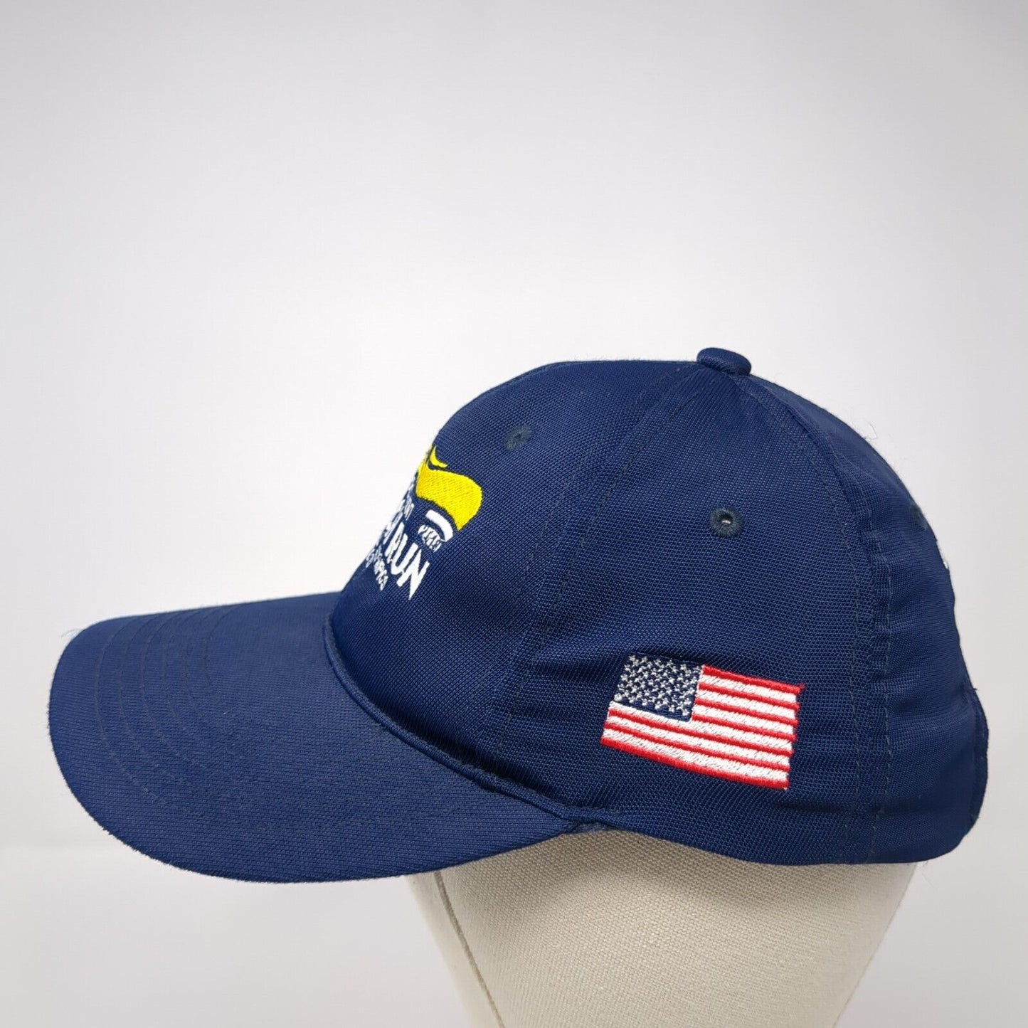 Law Enforcement Torch Run Strapback Hat Blue One Size South Dakota
