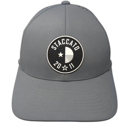 Branded Bills Baseball Cap Gray One Size Staccato 2011 Rubber Logo Slideback Hat