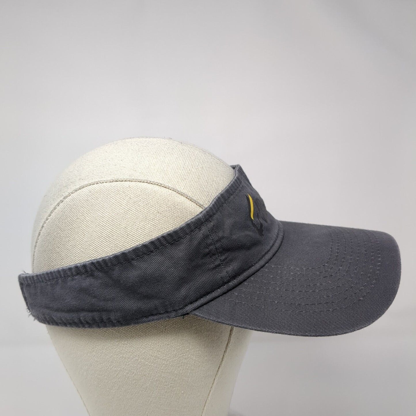 Idaho Vandals Strapback Hat Gray OSFA Sun Visor Hat Cap Graphic Logo