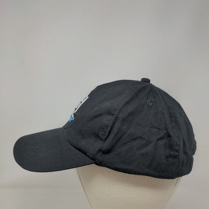Yes You Can Strapback Hat Black One Size Adjustable Embroidered 6 Panel