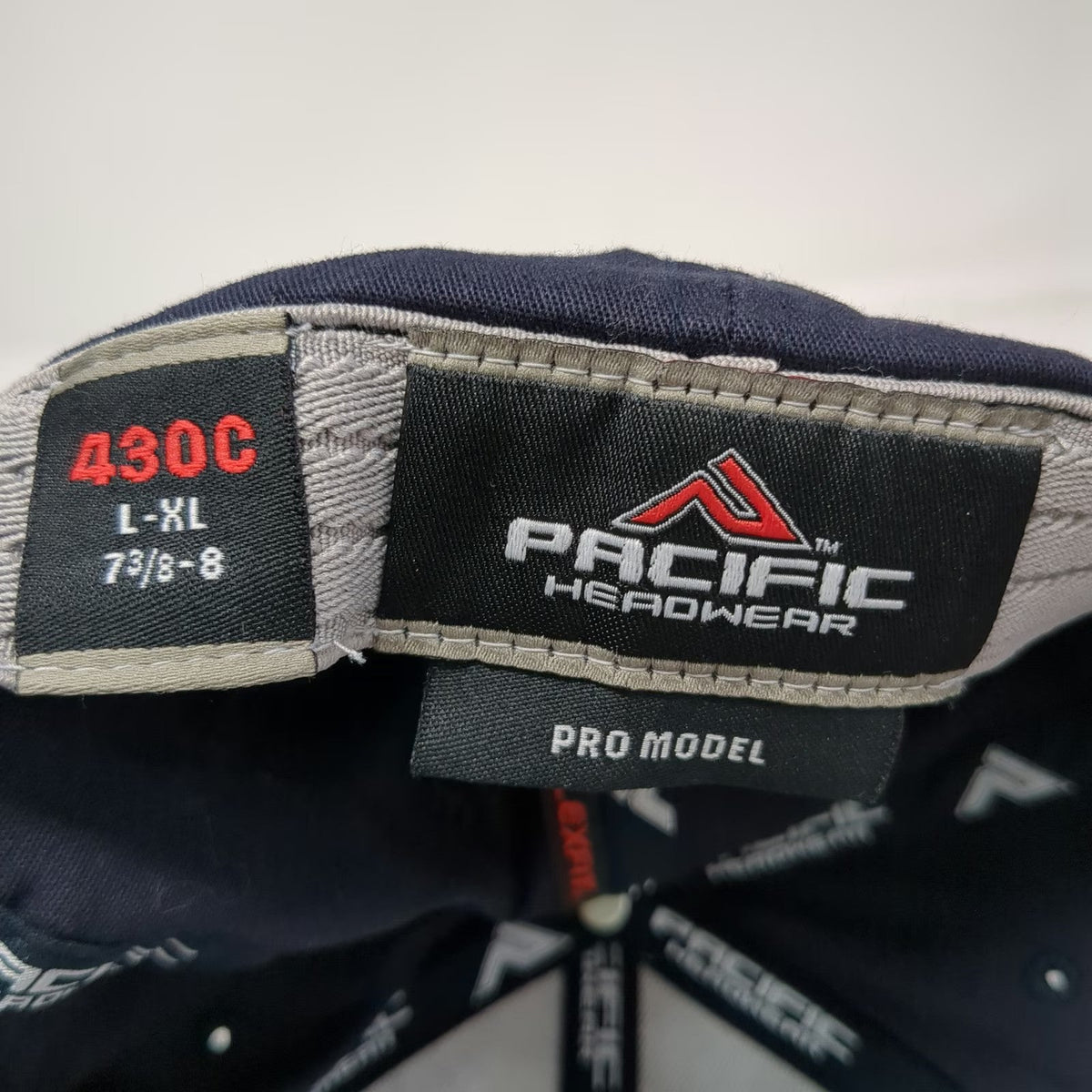 Pacific Headwear Baseball Cap Blue 8 Garton's Rigging Crane Specialists Hat Logo