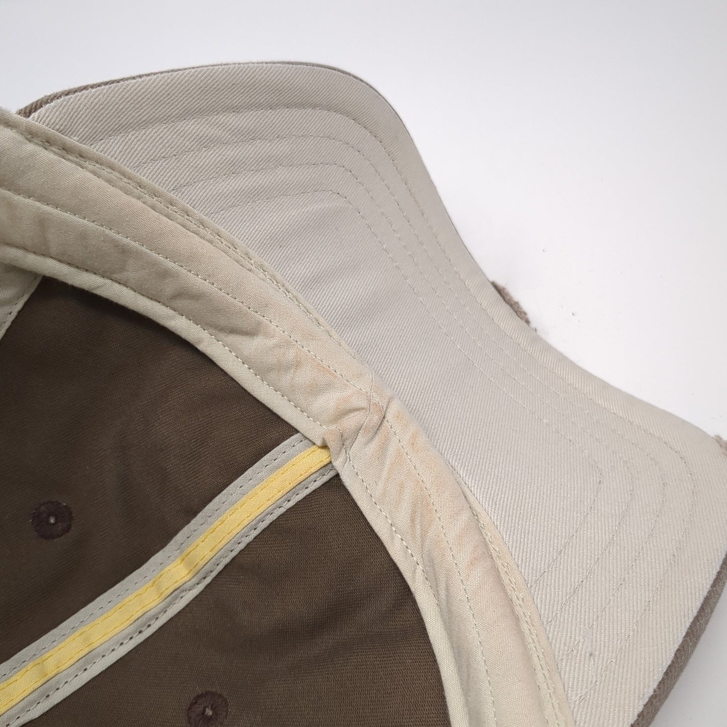 Okoboji Vintage Issue Snapback Trucker Hat Brown One Size Mesh Back