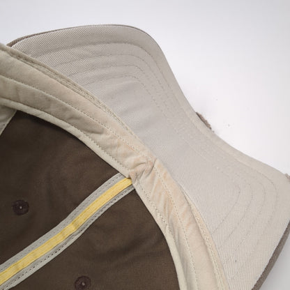 Okoboji Vintage Issue Snapback Trucker Hat Brown One Size Mesh Back