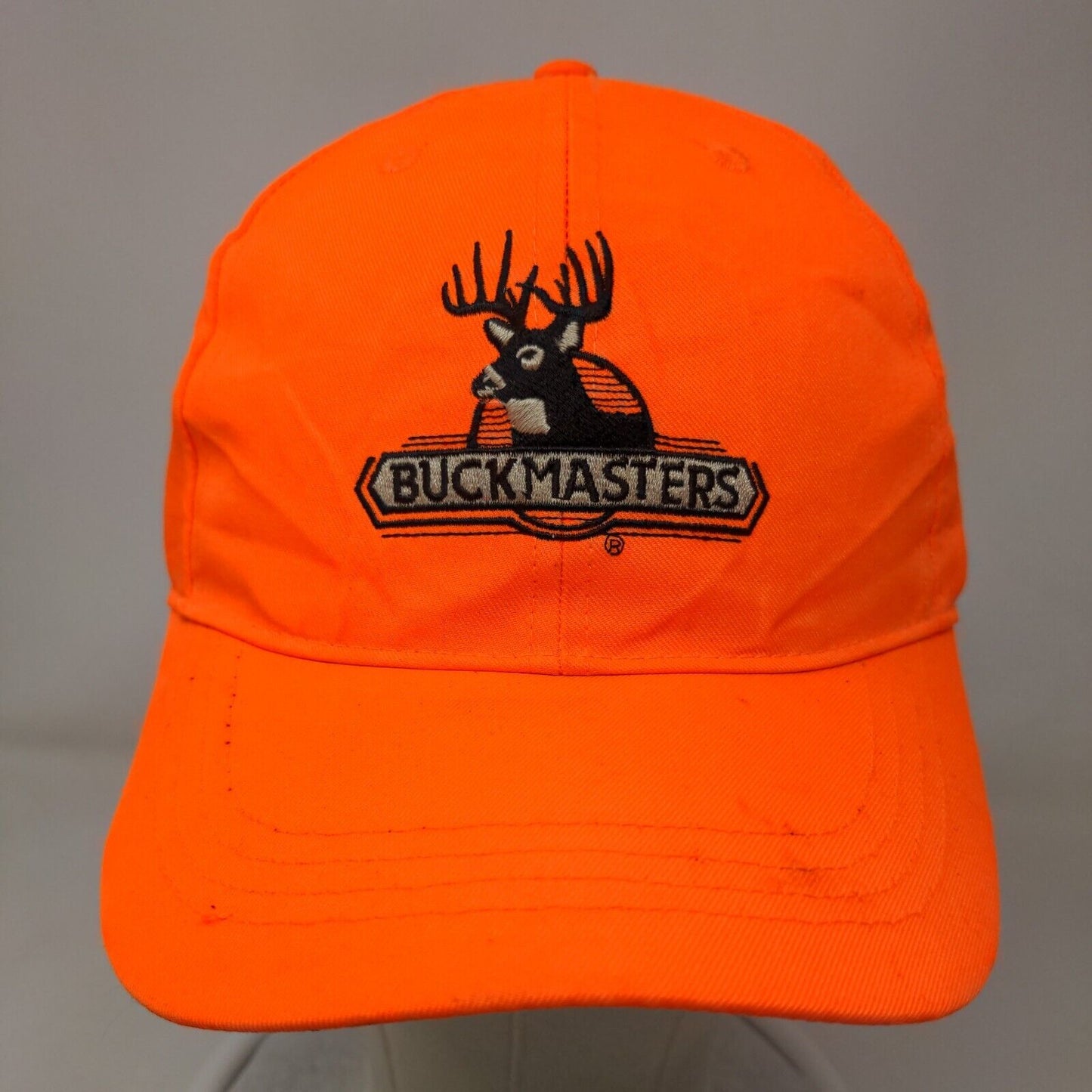 Buckmasters Deer Slideback Hat Orange OSFA Embroidered Paramount Outdoors