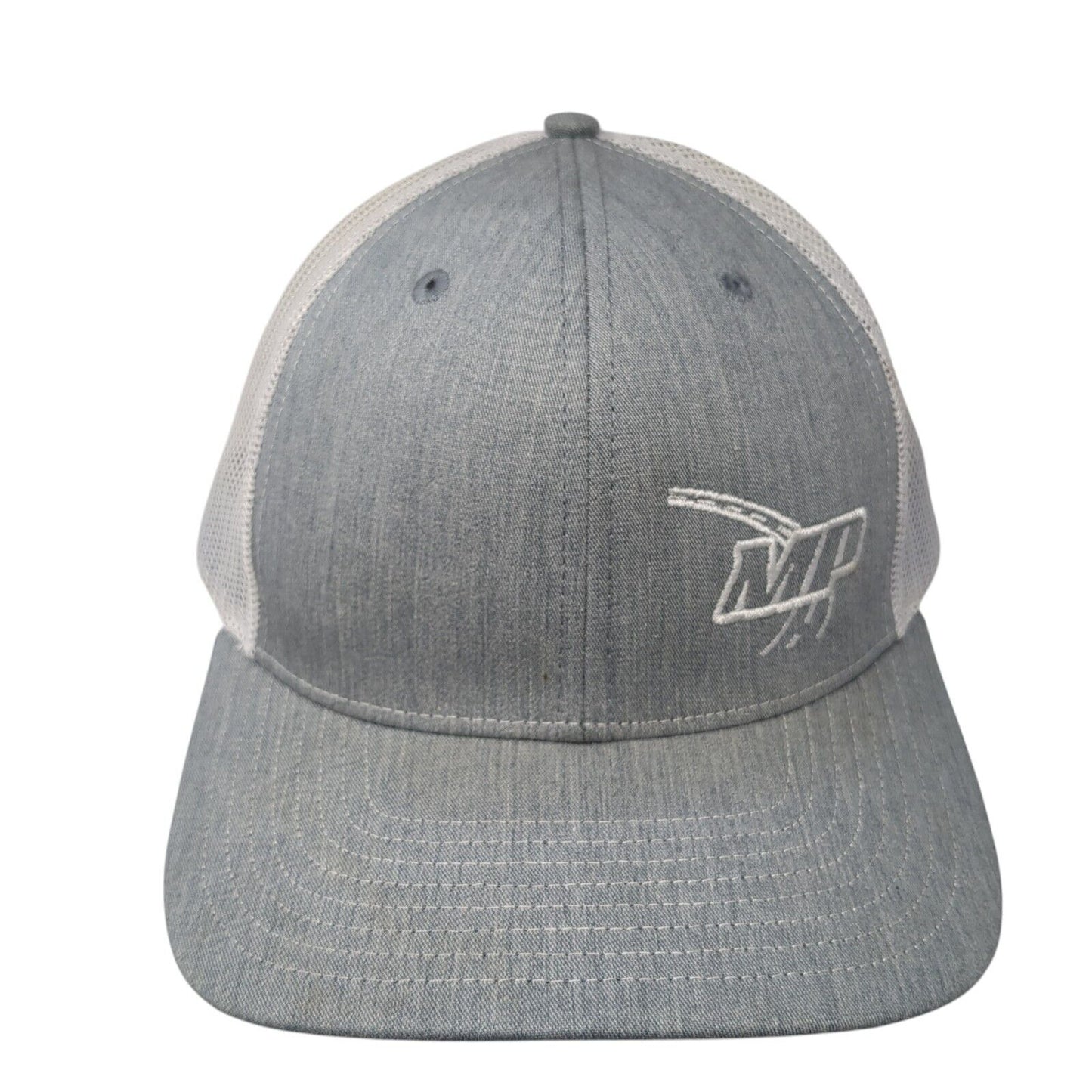 MP Snapback Trucker Hat Gray OS Adjustable Embroidered Mesh Back Richardson