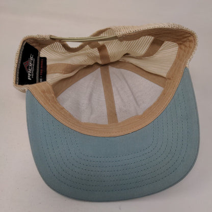 Fish Snapback Trucker Hat Multicolor OS Adjustable Mesh Back Pacific Headwear