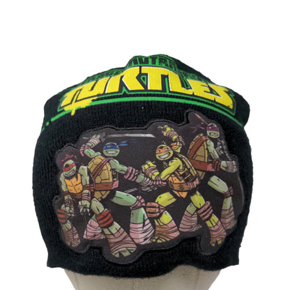 Nickelodeon Boy's Knit Beanie Hat Cap TMNT Teenage Mutant Ninja Turtles Black