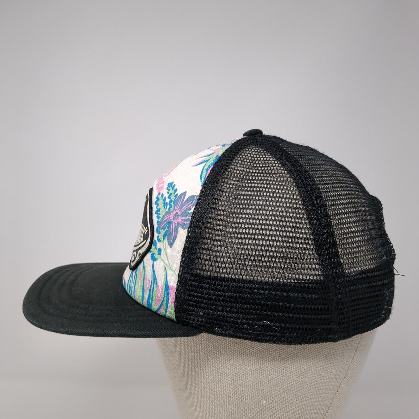 Vans Off The Wall Snapback Trucker Hat Multi One Size Mesh Back Floral