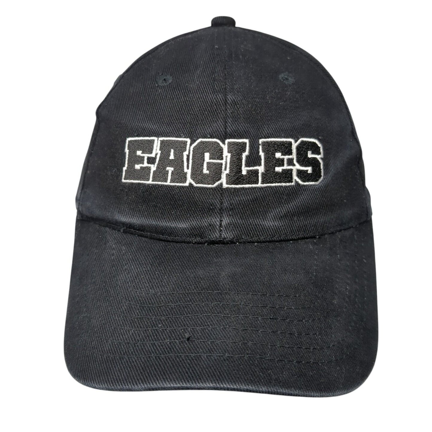 Eagles 2002 Strapback Hat Black One Size Adjustable Embroidered 6 Panel