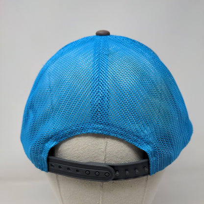 Letter M Snapback Mesh Back Trucker Hat Multi One Size Colorblock