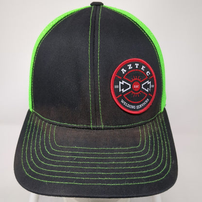 Pacific Headwear Trucker Hat Black Green One Size Welding Services Snapback Hat