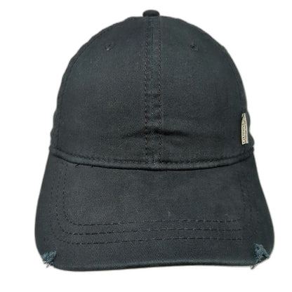 Guinness Baseball Cap Black One Size Extra Stout Distressed Brim Dublin Beer Hat