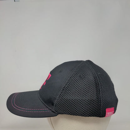 T-Mobile Tuesdays Strapback Trucker Hat Black OSFA Adjustable Mesh Back Cotton