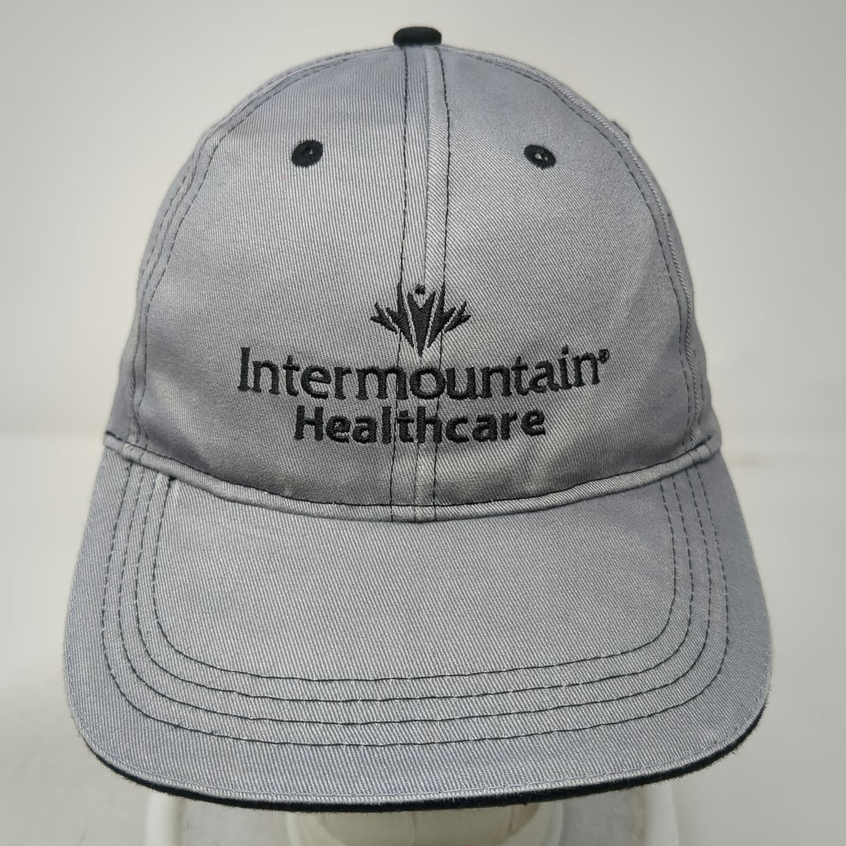 Quake City Caps Baseball Cap Gray One Size Intermountain Healthcare Cotton hat