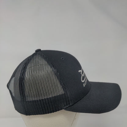 Sum+it Riders Snapback Trucker Hat Black OS Adjustable Mesh Back Richardson