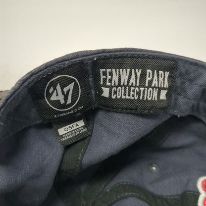 '47 MLB Boston Red Sox Baseball Cap Blue Red White One Size Adjustable Strap Hat