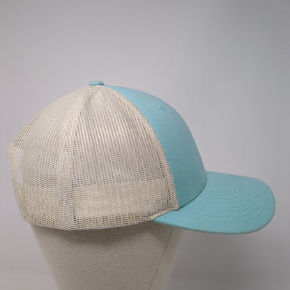 Home Idaho Snapback Trucker Hat Blue M/L Adjustable Mesh Embroidered Richardson