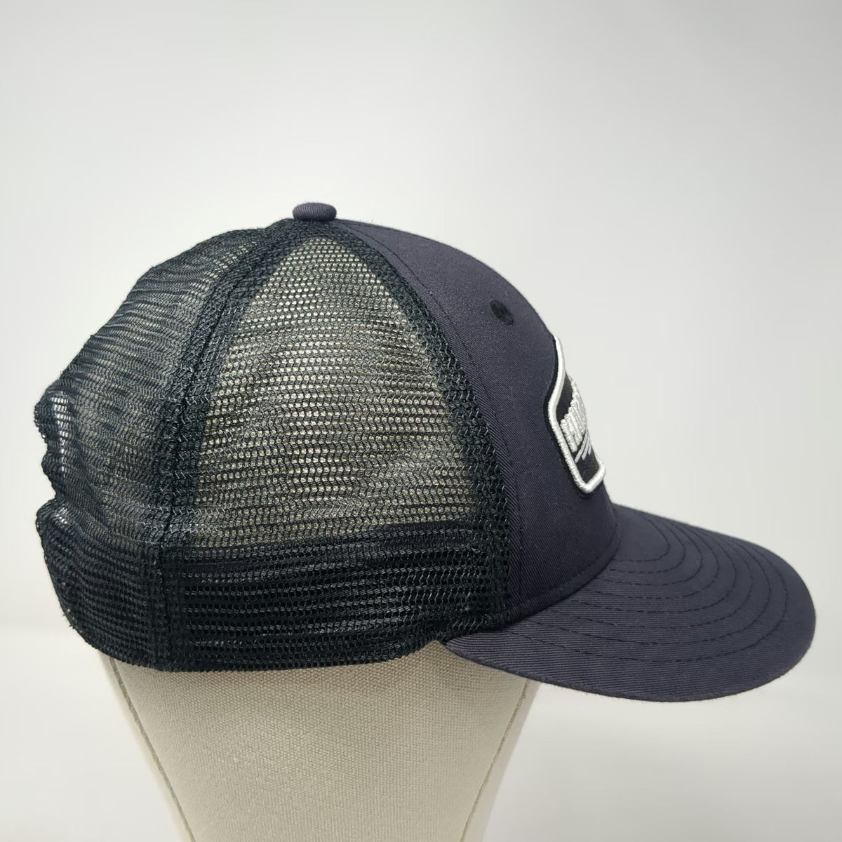 Harbor Freight Trucker Hat Gray One Size Mesh Snapback Patch Logo HFT Est 1977