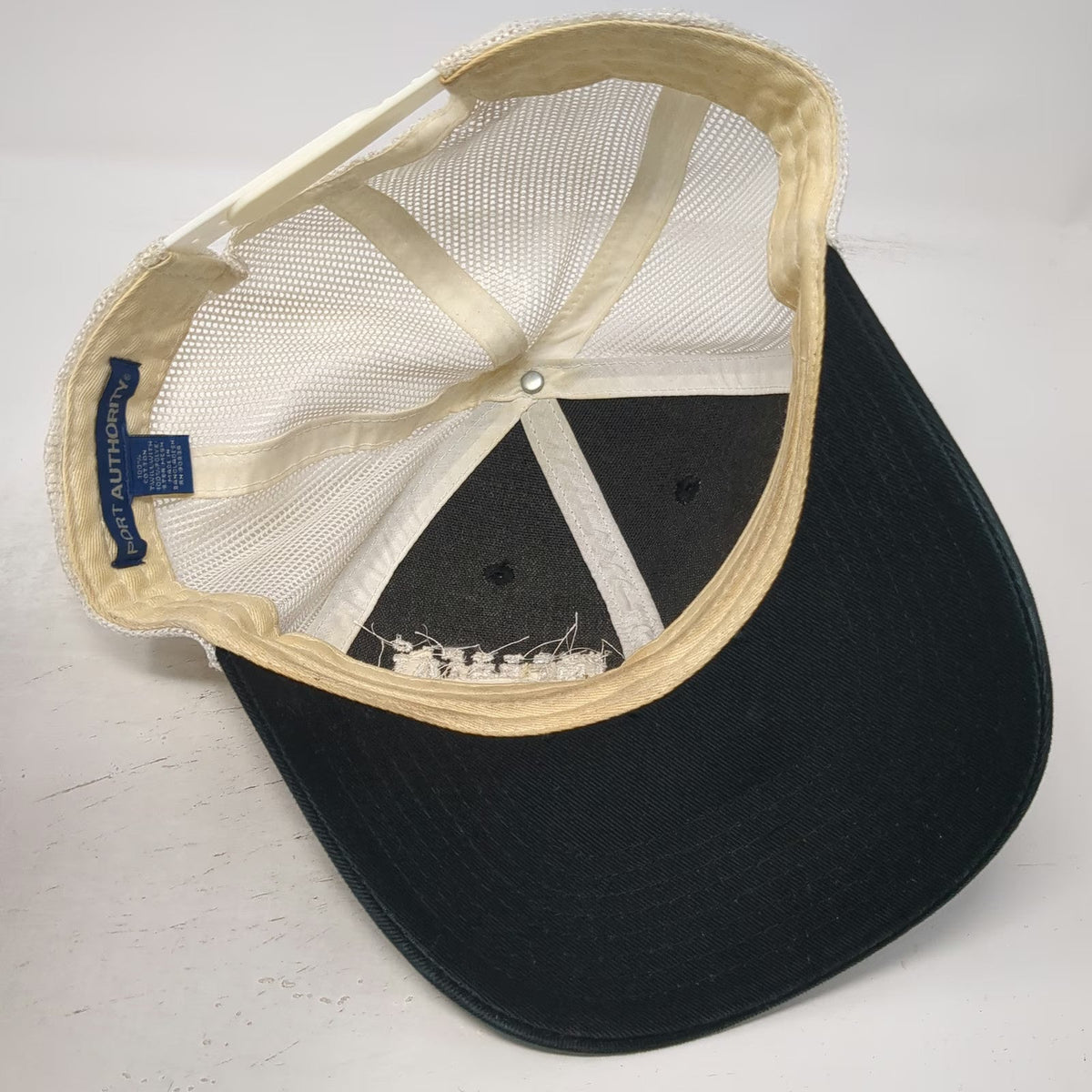 Port Authority Trucker Hat Black White One Size Historic Imperial Juneau Alaska