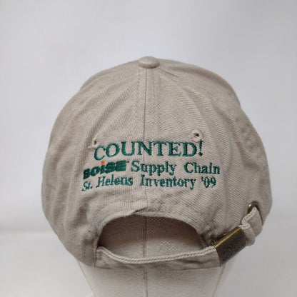 We Came We Saw We... Slideback Hat Tan One Size Adjustable Port & Company Cotton