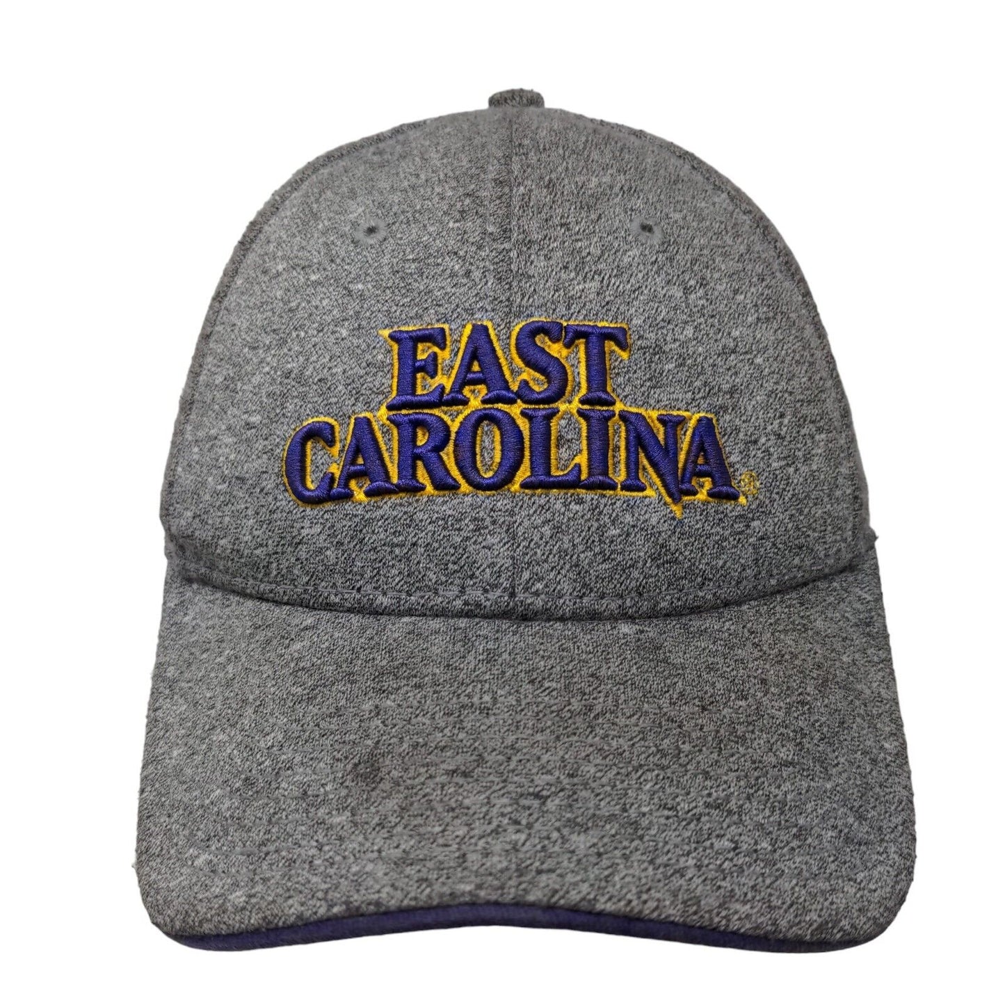 The Game Men's Snapback Hat Gray OSFM East Carolina Pirates Embroidered Logo