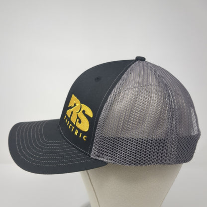 RS Electric Snapback Mesh Back Trucker Hat Black One Size Richardson