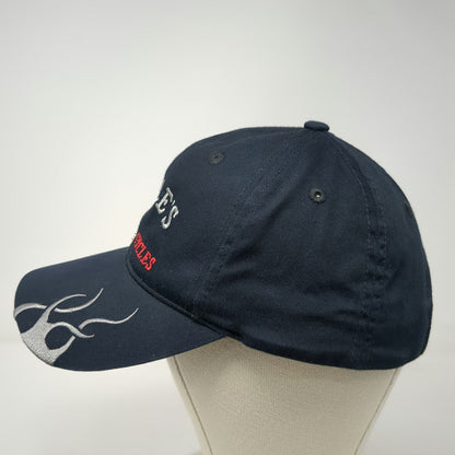 Port Authority Baseball Cap Black One Size Steele's Custom Cycles Flames Hat