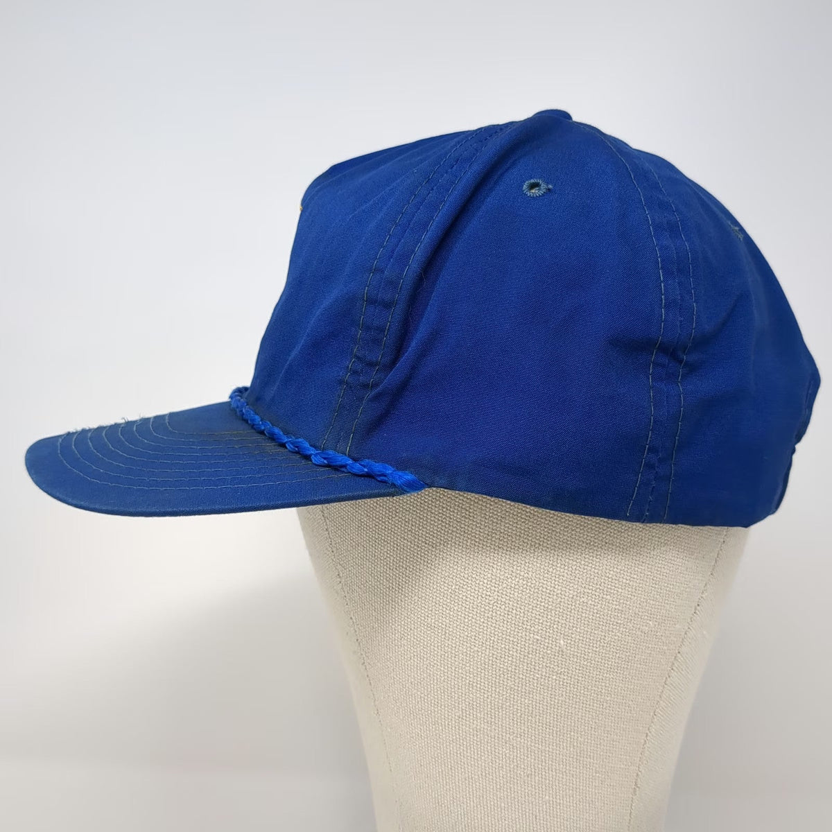 AMI 5 Panel Blue One Size Hat Blue Angels Shield Logo Rope Snapback Flat Brim