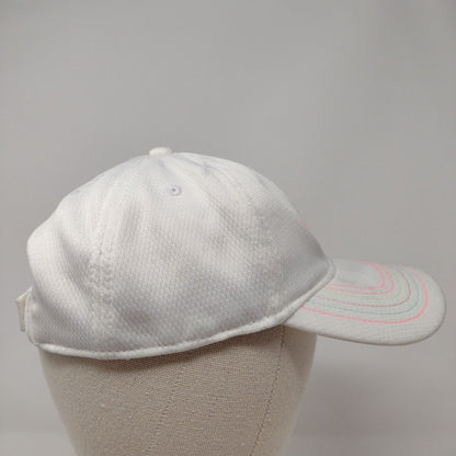 Nike Dri-Fit Child Strapback Hat White One Size Adjustable Embroidered Swoosh