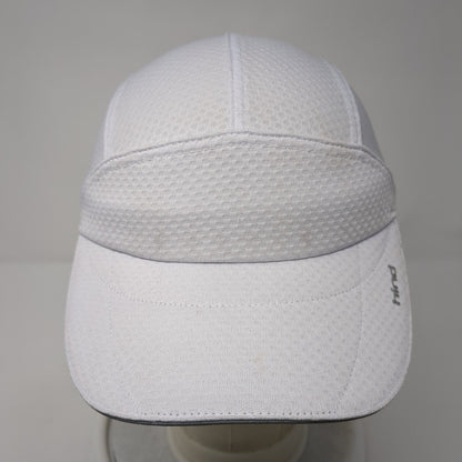Hind Strapback 5 Panel Hat White One Size Adjustable Solid Outdoor