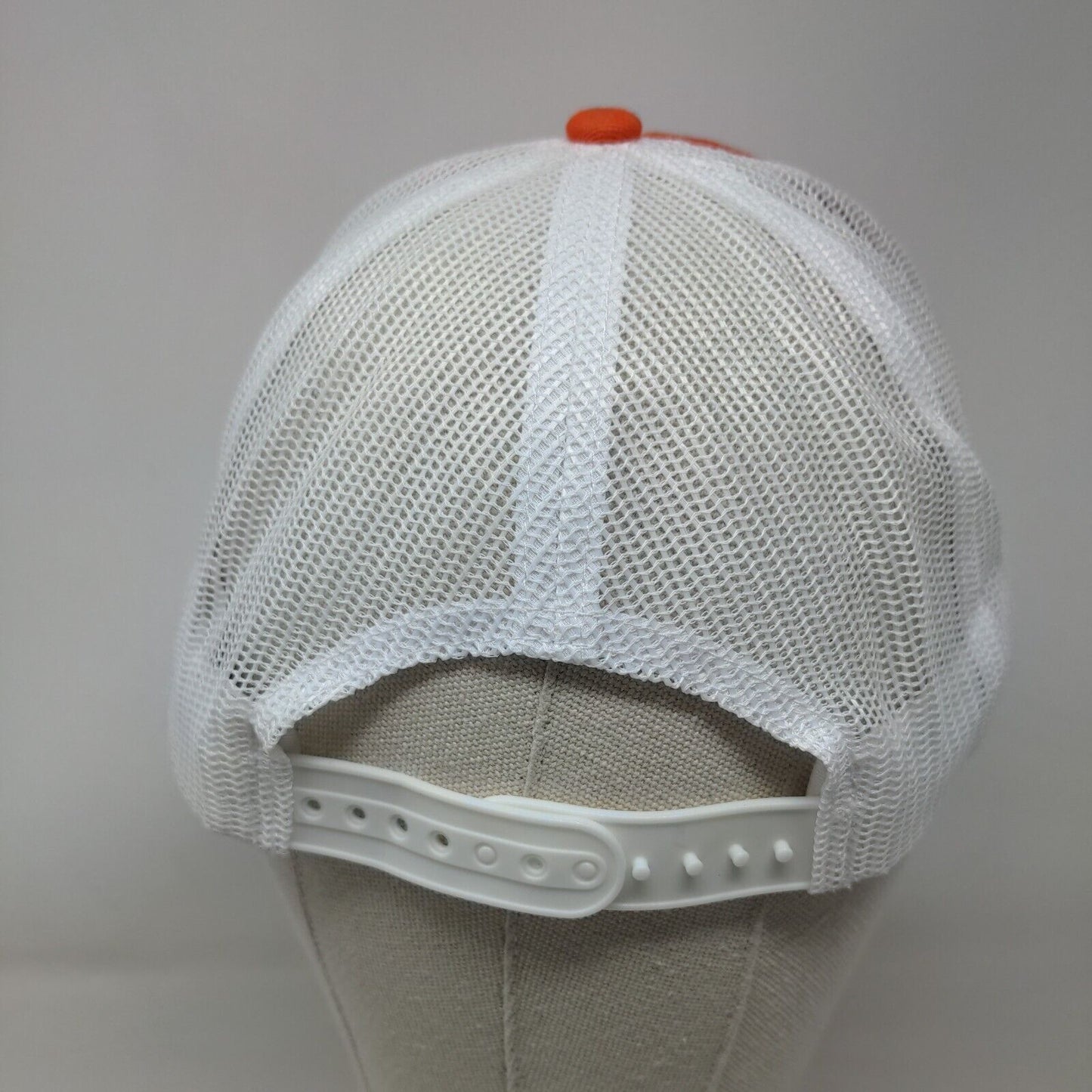 Power Up Spartanburg Snapback Mesh Back Trucker Hat Orange One Size