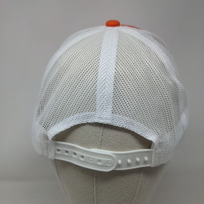 Power Up Spartanburg Snapback Mesh Back Trucker Hat Orange One Size