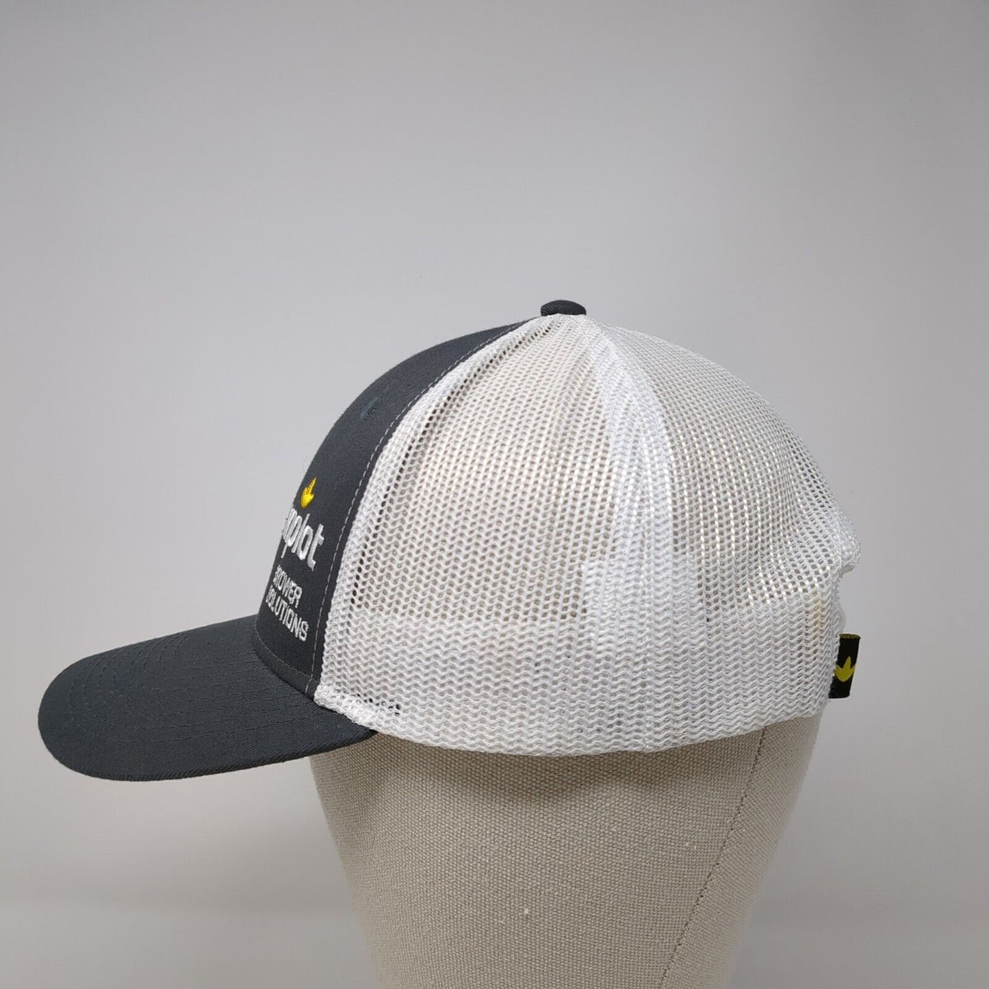 Simplot Gadwear Solutions Snapback Trucker Hat Gray OS Adjustable Mesh Back