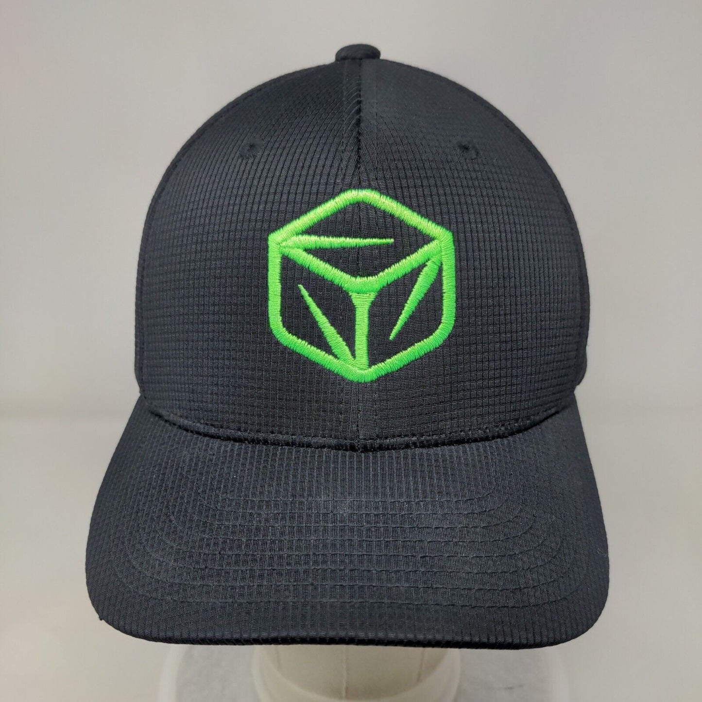 Sport-Tek Fitted Hat Black L/XL Embroidered Tezseract Flexfit 6 Panel