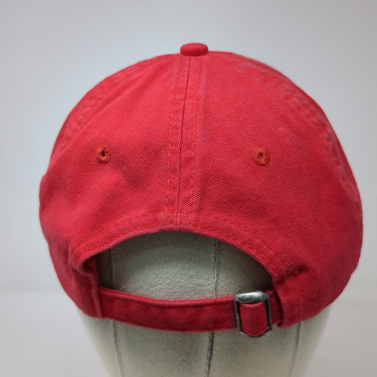 Coca-Cola Baseball Cap Red One Size Slideback Hat Embroidered Logo Curved Brim