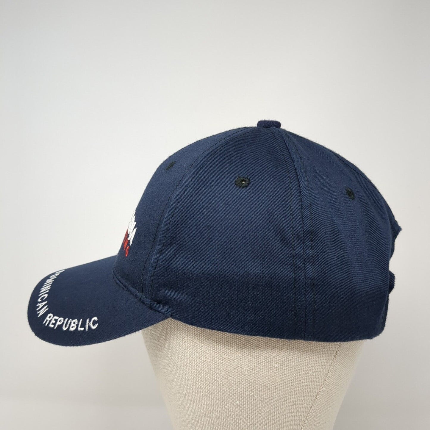 Isla Catalina Diving Strapback Hat Blue One Size Dominican Republic