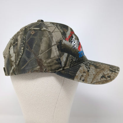 Port Authority Baseball Cap Brown One Size Camo Salmon River Jet Boat Races hat
